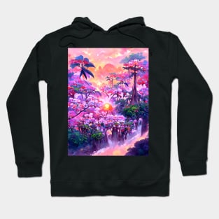 Exotic Tropical Trees Sakura Paradise Hoodie